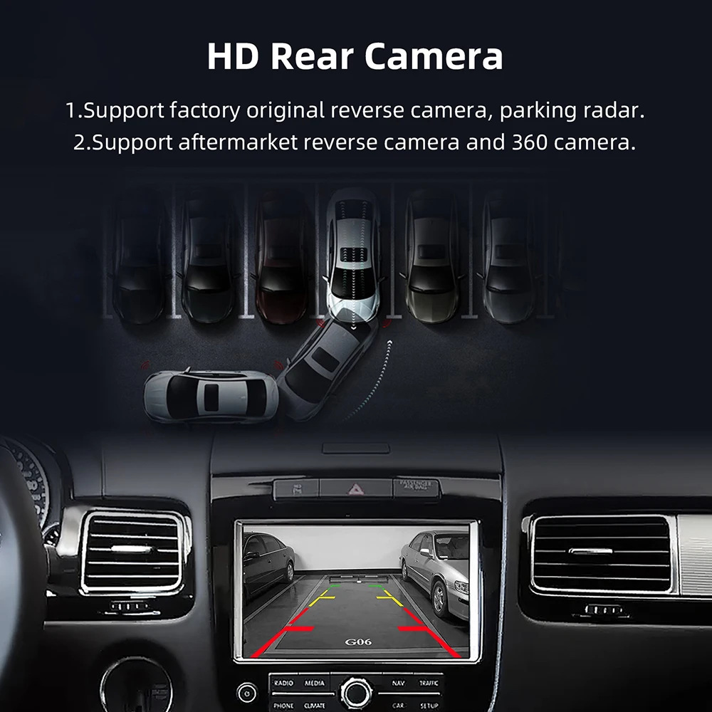 Suitable for Volkswagen Touareg/Golf7 Tiguan Touron Mib/Mib2 Wireless Carplay Android Auto