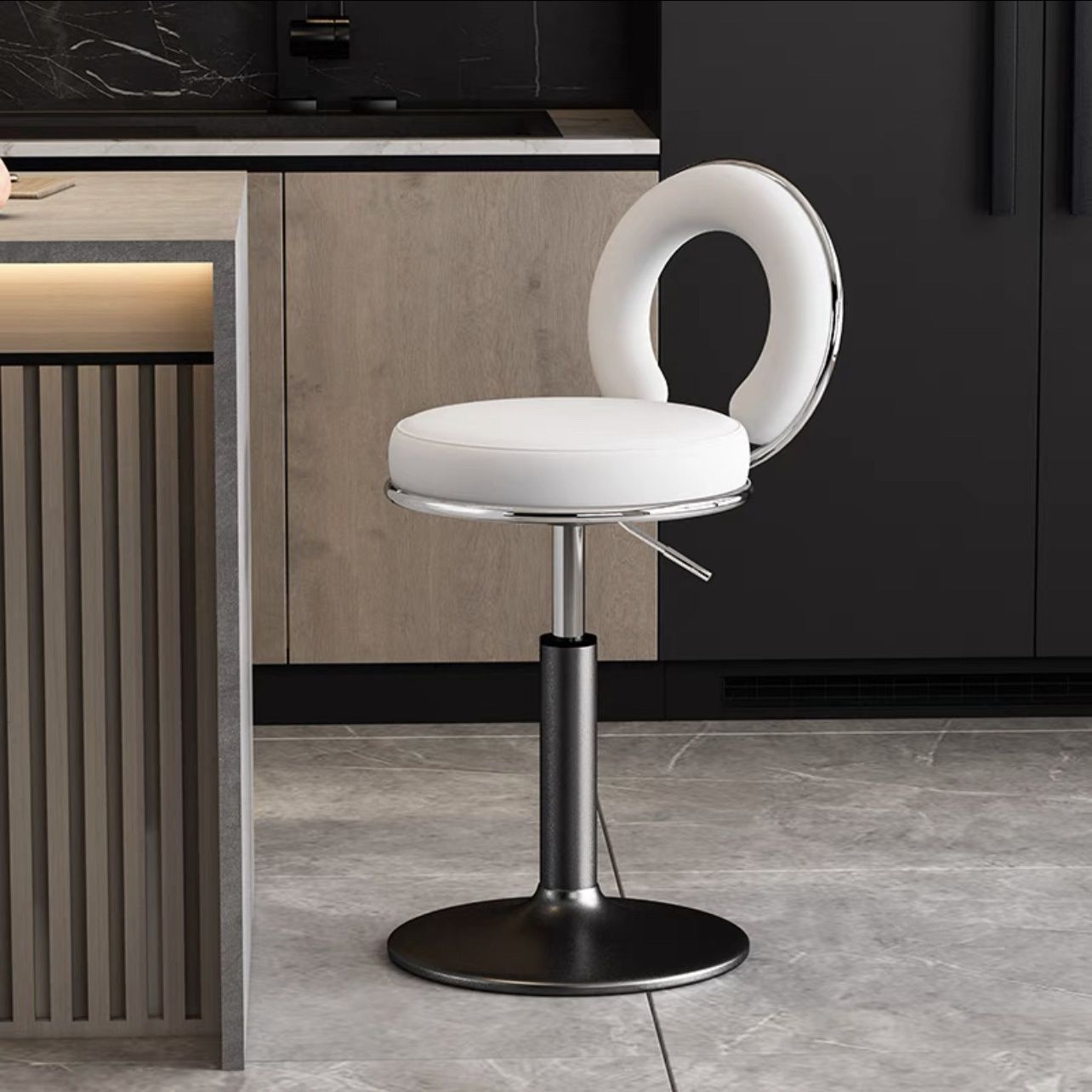 Silla de bar respaldada taburetes altos para el hogar taburetes modernos simples de alta calidad cajero de recepción elevador silla de bar alta