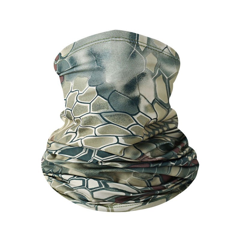 Verano delgado hielo buñuelo mágico de color sólido, montaña, ciclismo, máscara solar, protección de cuello transpirable