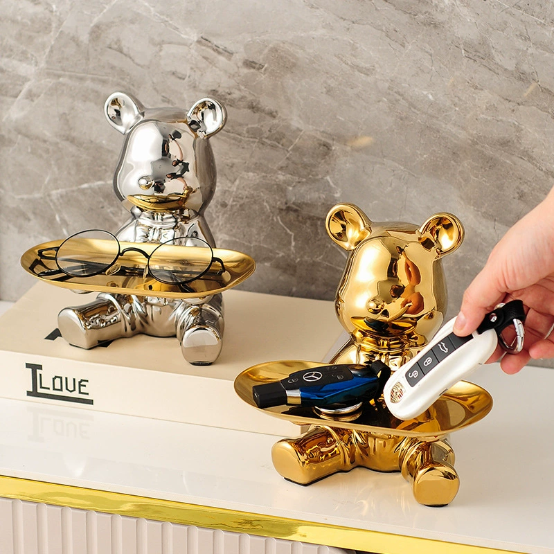 Storage system for keys, ceramic decorations for living room, light luxury style