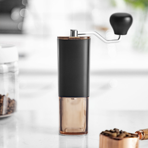 Hand-cranked coffee grinder stainless steel core household grinder portable hand-pour Italian grinder