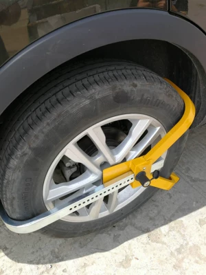 New Model Car Steering Wheel Car lock - three-prong-lock-without-plate