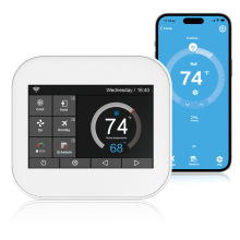 厂家热销WIFI涂鸦智能恒温风机盘管控制器HVAC中央空调电加热系统