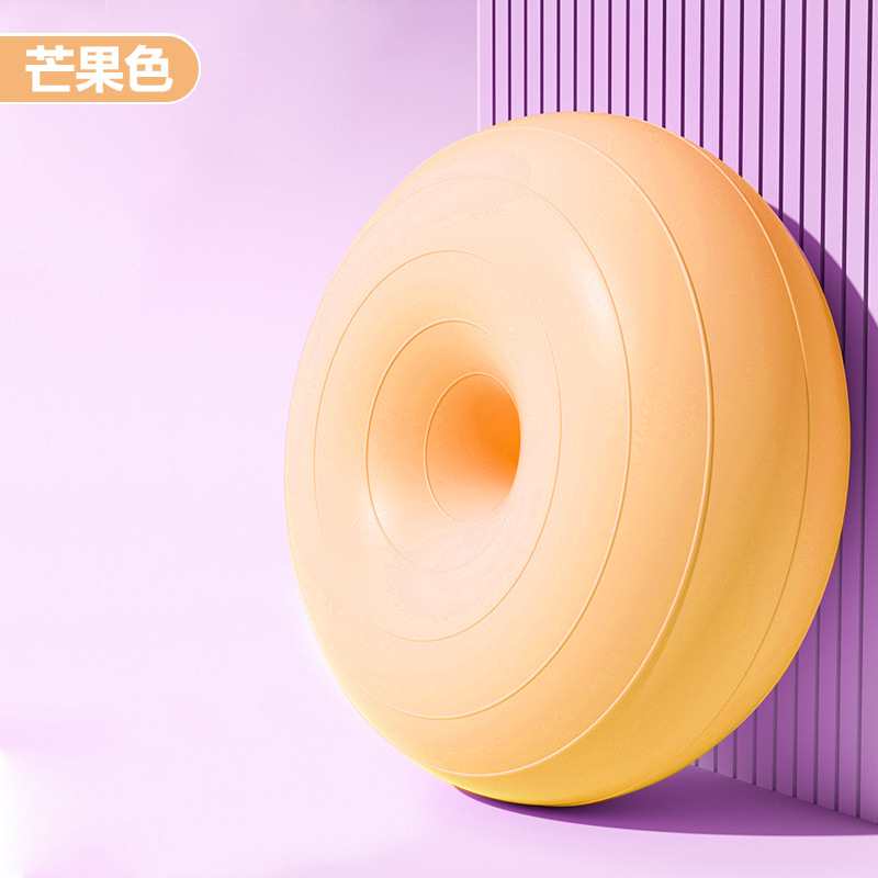 Bola de yoga Bola de fascia exfoliante a prueba de explosiones Bola de velocidad de onda Estudio de yoga Donut Bola de manzana rosca de masaje Bola de manzana