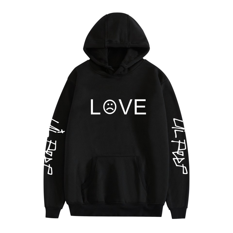 Tendencias europeas y americanas Li street con capucha suéter de cuello redondo con capucha suéter de pareja de otoño e invierno suelto casual