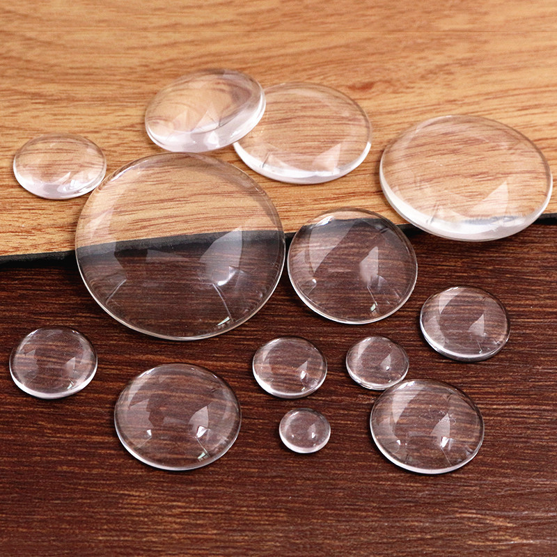 Time Gem Transparent Glass Flat Round 6~58mm Factory Wholesale Large Price Excellent DIY Jewelry Accessories Time Gem Transparent Glass Flat Round 6~58mm Factory Wholesale Large Price Excellent DIY Jewelry Accessories