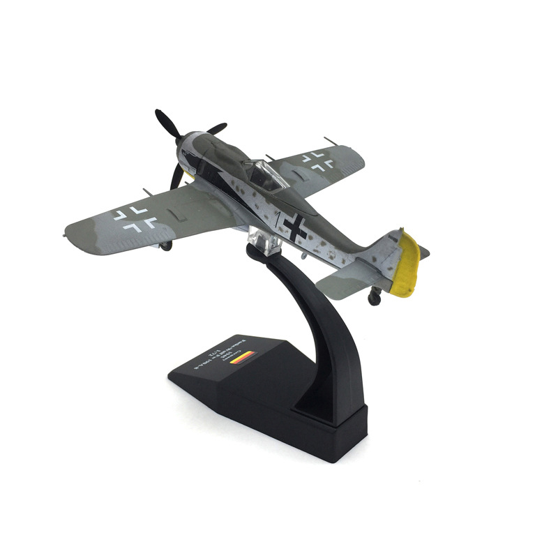 1:72百舌鸟福克沃尔夫FW-190合金战斗机模型