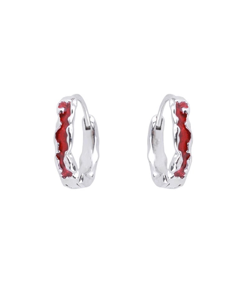 Red earrings (pair)