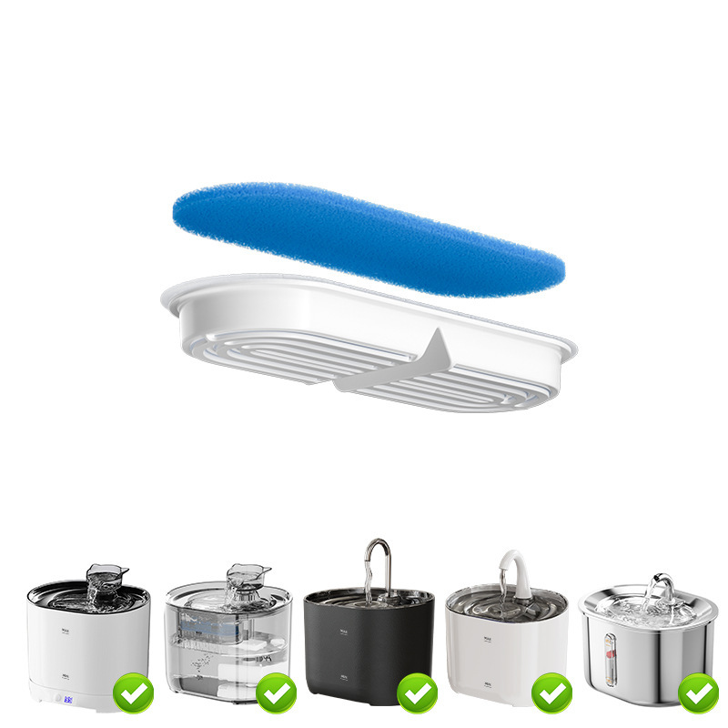 Filtro para mascotas, filtro para gatos, filtro de cabello, filtro de algodón, carbón activado, adaptación múltiple