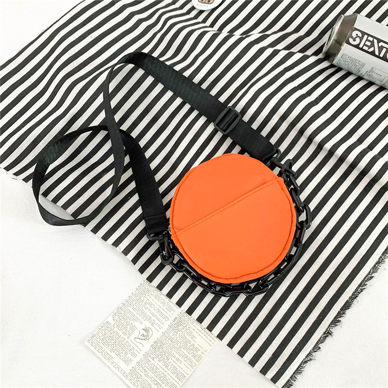90g Weight Nylon Lining Material Zipper Closure Type Single Shoulder Strap Strap Type Coin Purse Bags Type Casual, Holiday Occasion Nylon Material Letter, Solid Color Pattern All Seasons Season Unisex Gender Streetwear Style Round Shape Mini Size Unisex Mini Nylon Letter Solid Color Streetwear Round Zipper Coin Purse 27