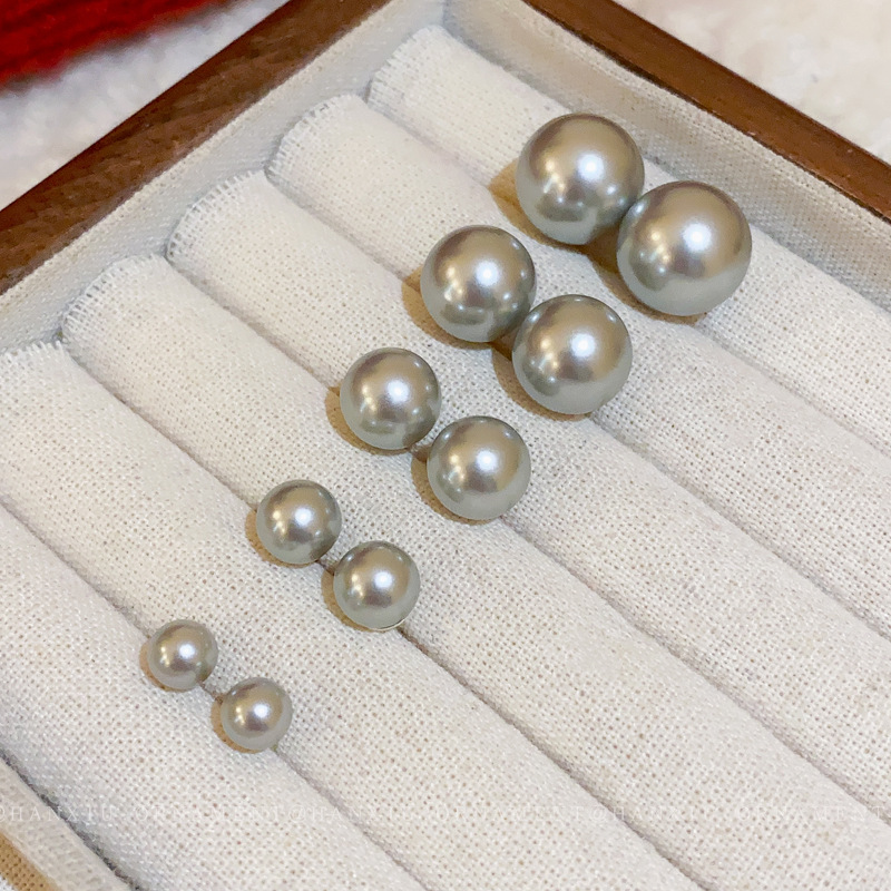 fashionable design geometric elegant universal earrings from pearl