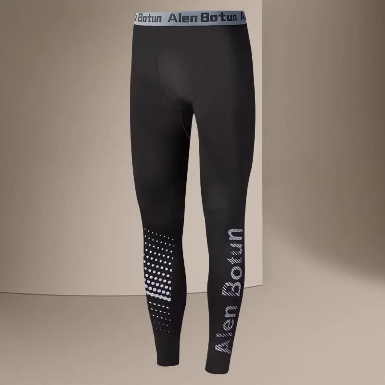 男性用ホームフィットネスウェア ランニングトレーニング用吸汗速乾ロングパンツ スポーツウェア 裏起毛保温 アウトドアスポーツ