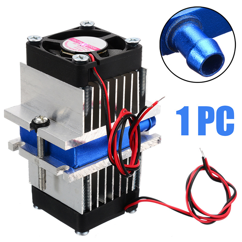 Dual core Mini air conditioner diy Kit Electronics Refrigerator 12V Semiconductor Cooler Thermoelectric Pearl Cooling system