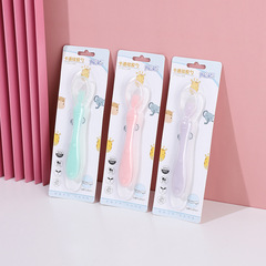 Baby Silicone Spoon for Feeding, Soft Spoon for Newborns and Infants, Silicone Baby Food Spoon