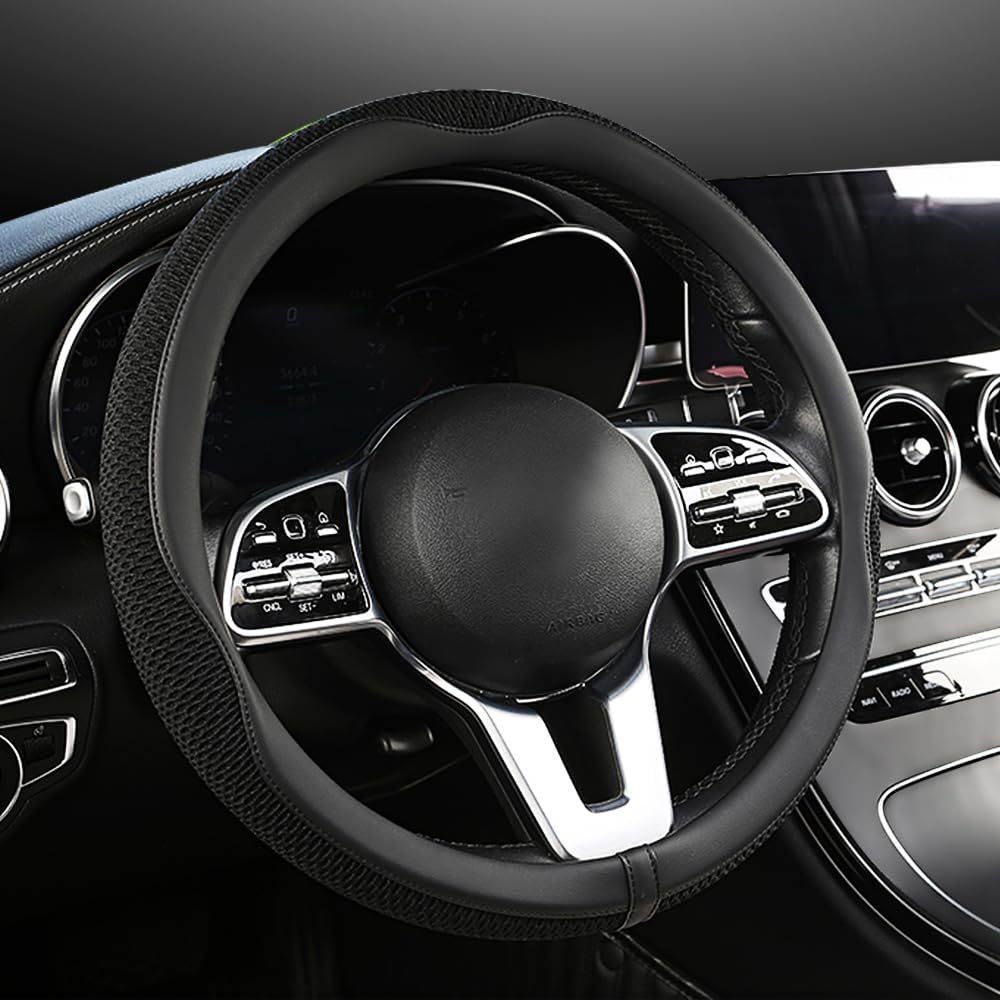 2024 New Breathable Ice Silk Car Steering Wheel Cover, Direct Sales from the Manufacturer, Dropshipping, Cross-Border Hot-Selling Product