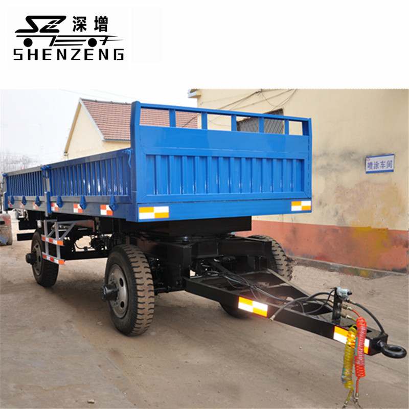 厂家销售 批发 20吨坚固耐用农用自卸挂车 自卸拖车 拖斗牵引车