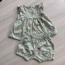 外贸童装新款卡通图案婴幼儿套装