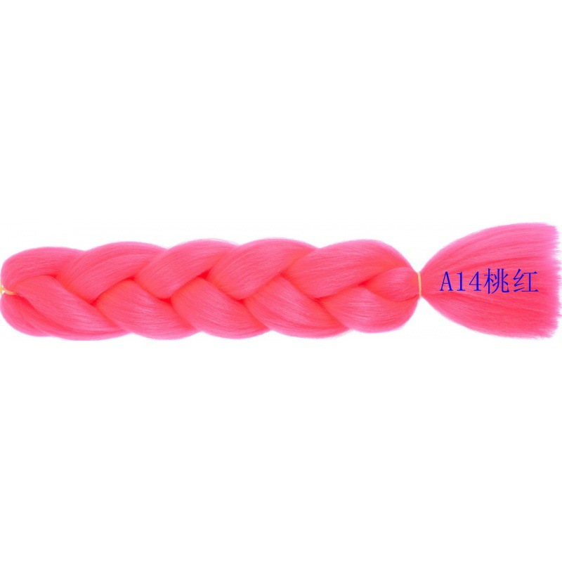 Extensiones de trenzas jumbo de 24 pulgadas, cabello sintético para trenzar