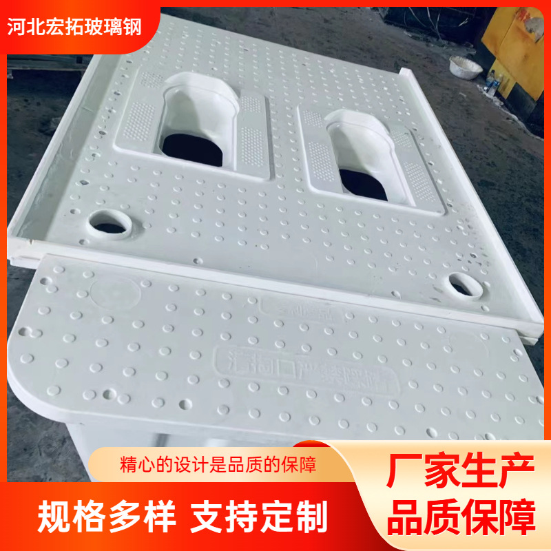 玻璃钢模压化粪池 家用小型农村旱厕改造三格化粪池 模压沉淀池