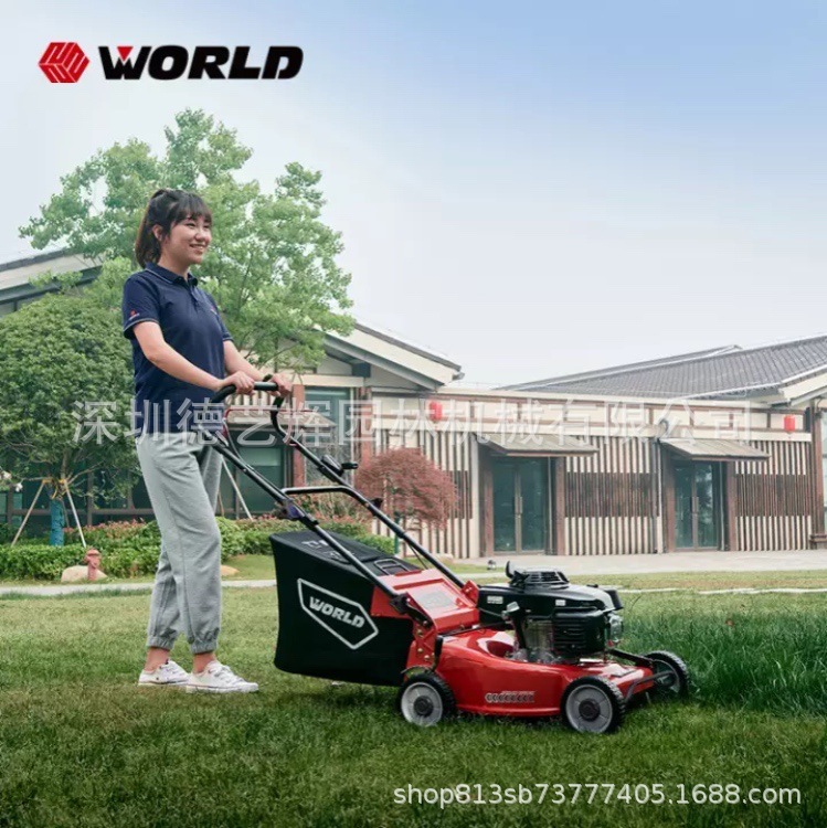 沃得WORLD手推式草坪机 足球场高尔夫球场园林草坪割草剪草机