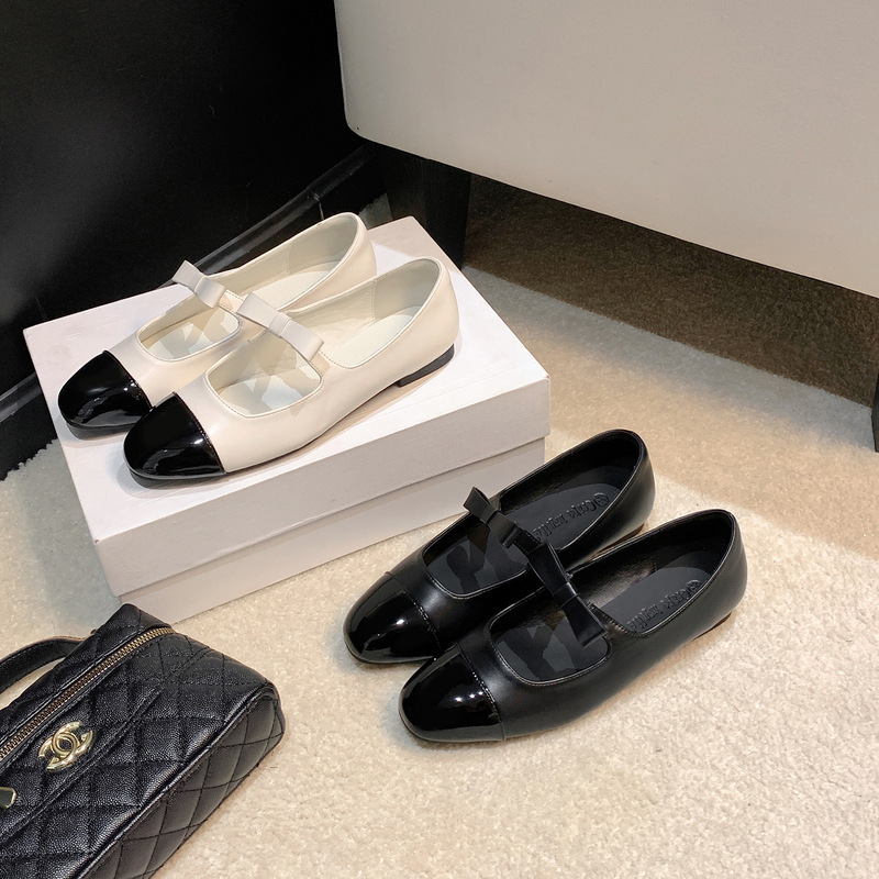 2025 Autumn New Style Small Fragrance Color Matching French High Heels Shoes Shallow Mouth Thick Heels Small Leather Shoes Mary Jane Shoes for Women 2025 Autumn New Style Small Fragrance Color Matching French High Heels Shoes Shallow Mouth Thick Heels Small Leather Shoes Mary Jane Shoes for Women