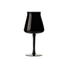 Black cup, glossy crystal, wineglass, decorations, jewelry