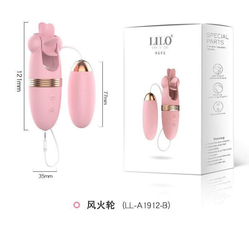 Trứng Rung 3 Đầu Lilo Lưỡi Liếm Rung Mạnh