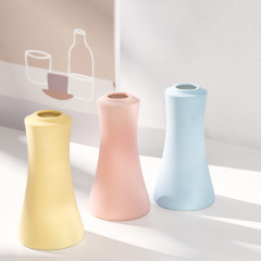 Sichuan-style Pastel Ceramic Small Vase for Dry Flower, Tea Table, Home Decor, Living Room, Desk Flower Arrangement, Ornament