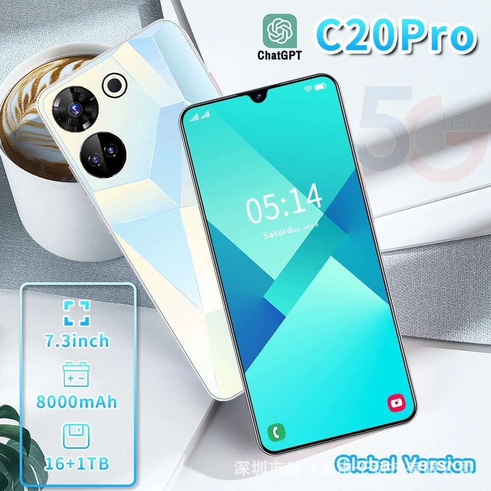 Умный мобильный телефон, C20, (поставка через границу), Android, оптовая торговля