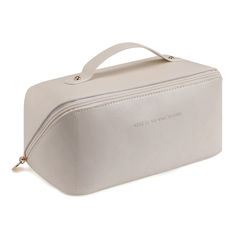 Nueva bolsa de almacenamiento portátil impermeable bolsa de maquillaje de mano bolsa de viaje bolsa de plumaje bolsa de maquillaje de alta capacidad