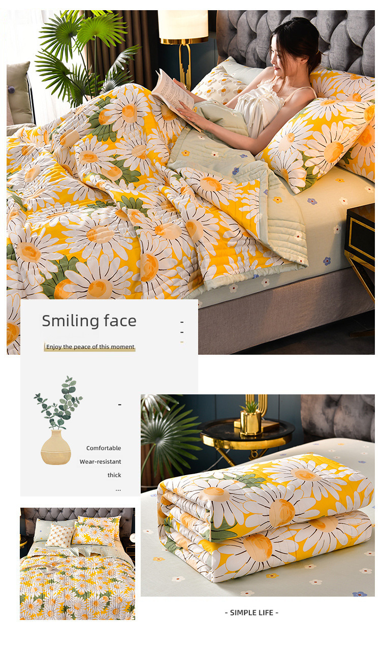 Postage Delivery Gift Bag] Small Fresh Water Washing Summer Cool Quilt Air Conditioned by Live Broadcast Explosions Supply of One Piece