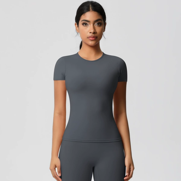 7103 Short Sleeve-Graphite Gray