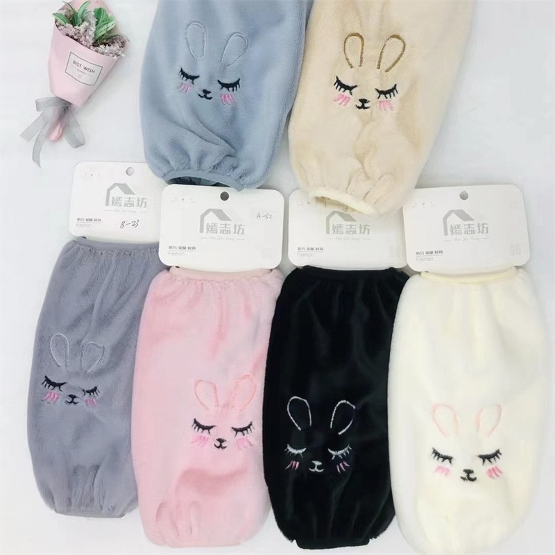 Franela impermeable bordada cocina del bebé de los hombres de las mujeres largo oversleeve mangas de la mano de los niños al por mayor estudiante Otoño e Invierno