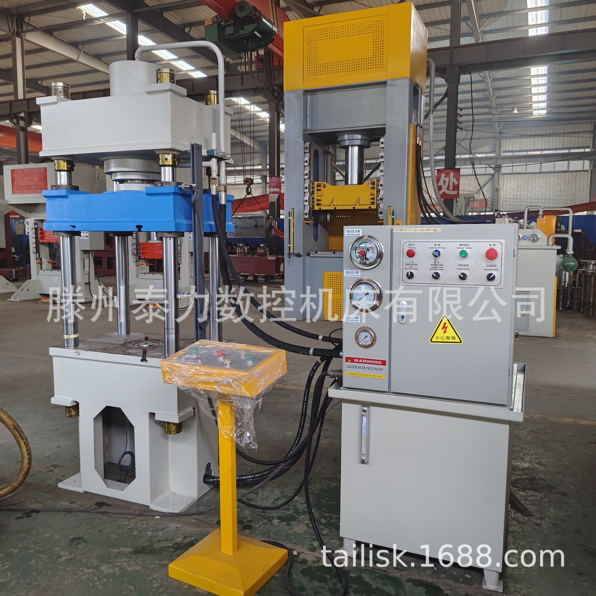 100吨三梁四柱160吨金属成型液压机全自动PLC定制厂家直销设备