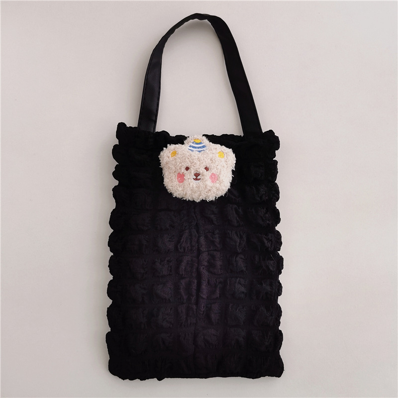 Korean-style cute bear tissue box cover for car seat backs, suitable for babies and children
