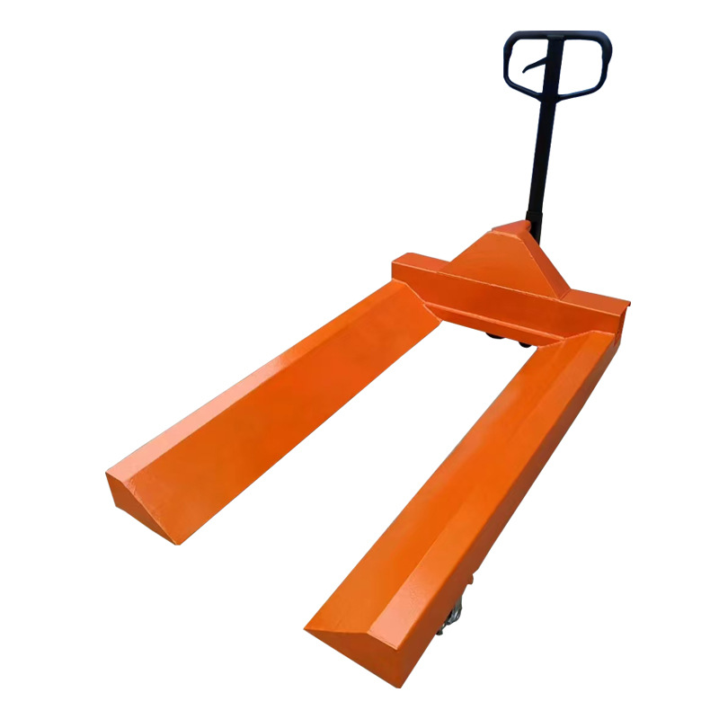 Camión de papel de bobina manual personalizado Carretilla elevadora Camión hidráulico Camión transportador Camión de rodillo de hilo Camión de ganado