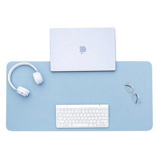 Cross-Border Leather Mouse Pad Computer Waterproof and Oil-Proof Thickened Office Keyboard Pad Large Notebook Desk Pad Wholesale