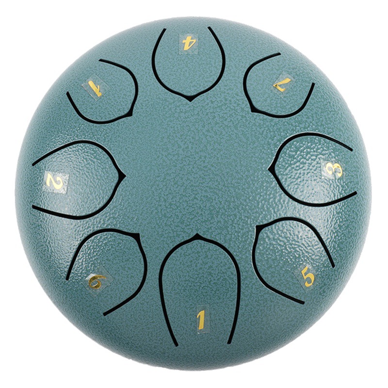 Lleno sílaba tambor hueco de 6 pulgadas de 8 tonos de tambor de loto tambor de acero tambor de lengua sin preocupaciones niños iluminación instrumento de percusión fuente de fábrica