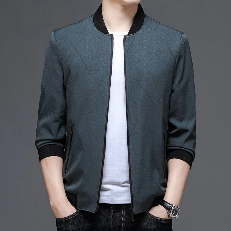 Neue Herren-Bomberjacke, lässige Slim-Fit-Baseballjacke, modische, leichte Oberbekleidung für Frühling und Herbst_voghion.com