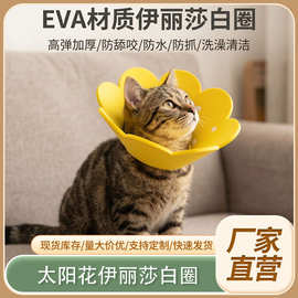 伊丽莎白圈狗狗头套绝育防舔咬项圈猫咪轻薄头套术后恢复防舔耻圈