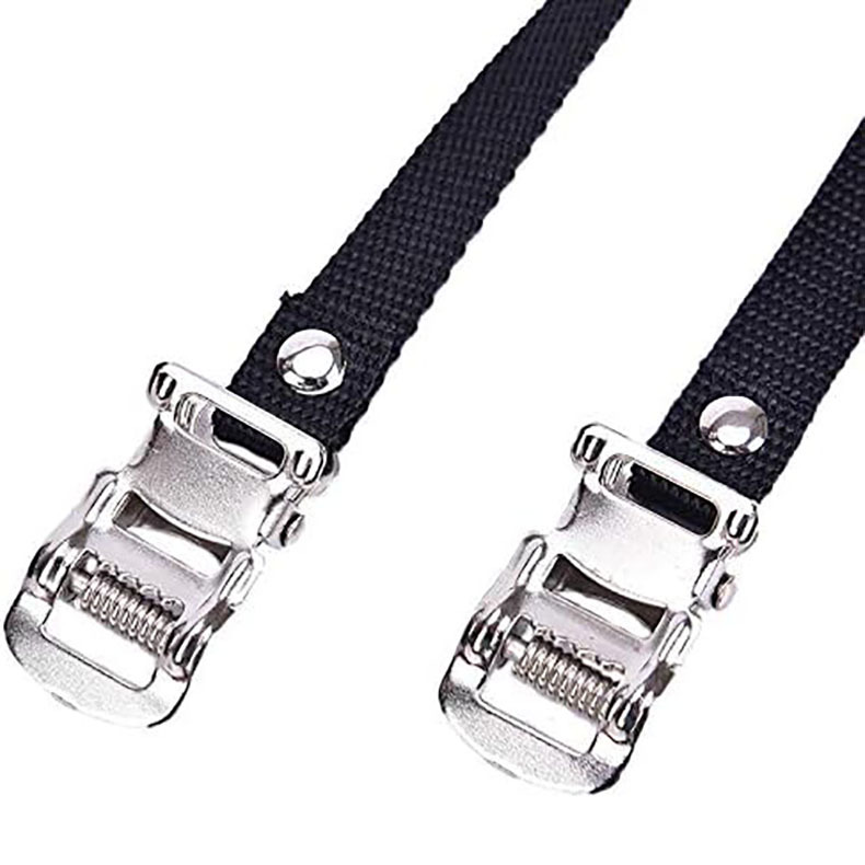 亚马逊死飞车动感单车自行车脚踏套绑带铝合金狗嘴套固定绳脚束