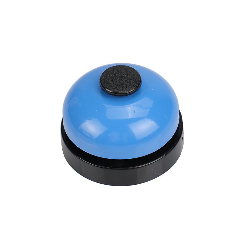 Campana de alarma de metal juguete juego de mesa a juego raqueta de mano Campana DE EMERGENCIA micrófono PET llamada campana servicio de prensa de la mano campana material didáctico