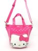 Cute polyurethane handheld shoulder bag, cosmetic bag, one-shoulder bag