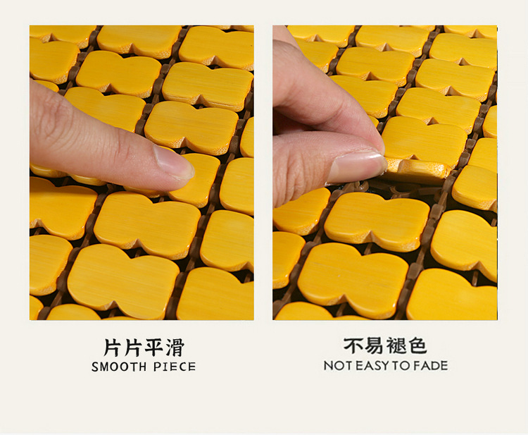 Summer Special Bamboo Mat Car Seat Cushion Silicone Gel Mat Bamboo Mat New Butt Cushion Factory Direct Sale
