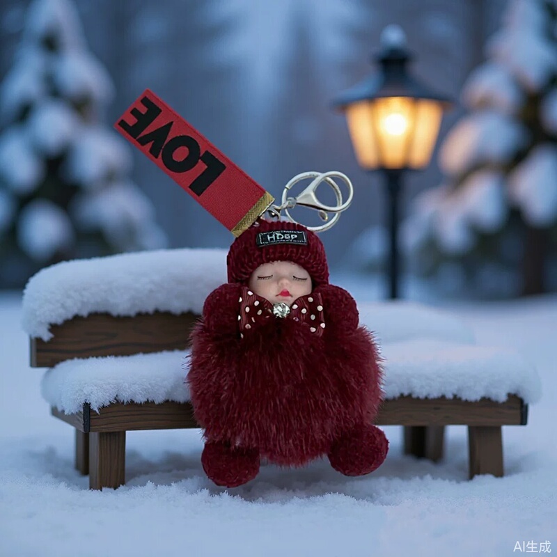 Wholesale Plush Sleeping Doll Pendant, Backpack Charm, Car Keychain, Doll Toy