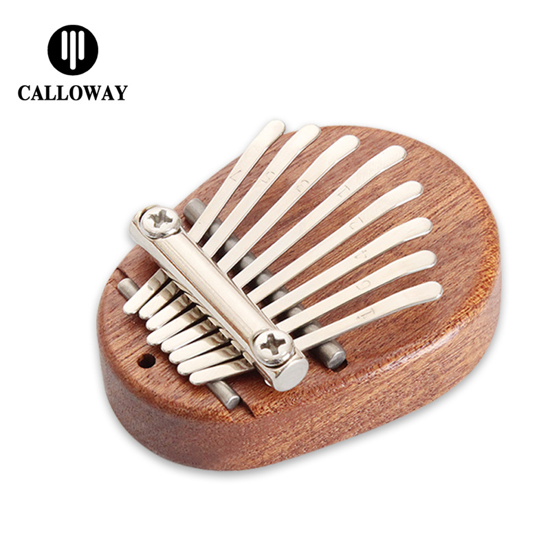 Mini pulgar piano 8 tono kalinba piano mini Kalimba Cristal kalinba piano dedo piano fábrica entrega