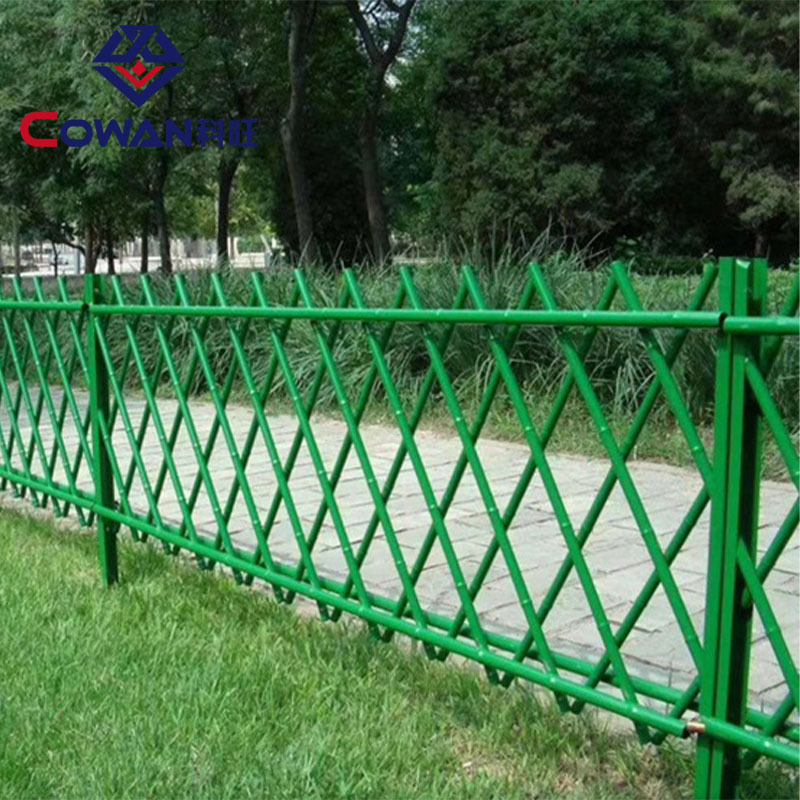 Valla de bambú de acero inoxidable al aire libre nueva valla vegetal rural patio barandilla de pared baja valla de bambú de aves de corral