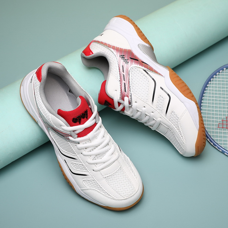 Nuevos zapatos de bádminton antideslizantes con suela de goma transfronteriza juveniles entrenamiento casual tenis de mesa zapatos de tenis al por mayor image 3