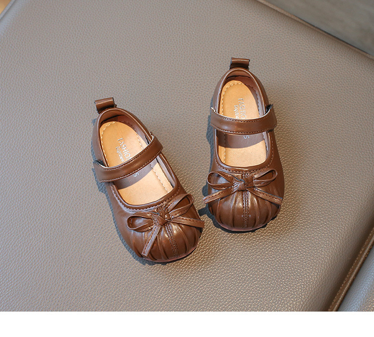 Mocassins en cuir pour filles avec semelle souple princesse_voghion.com