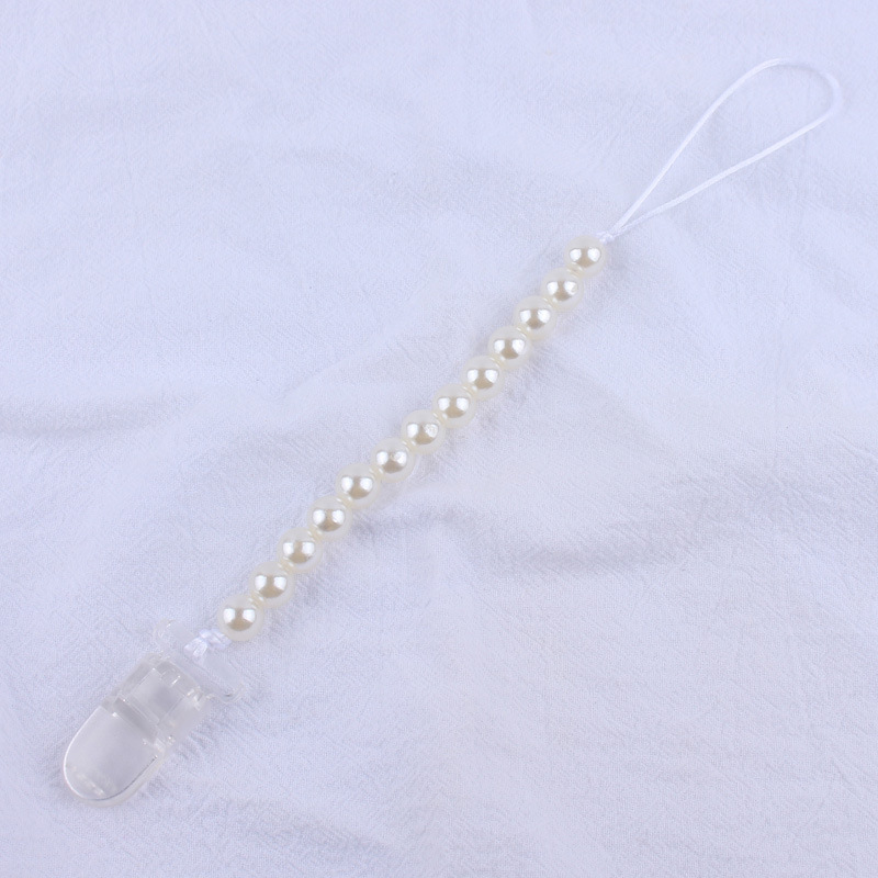 Suministros para bebés de color clip de plástico pacificar bebé DIY perla chupete cadena anti-gota cadena nuevo AliExpress